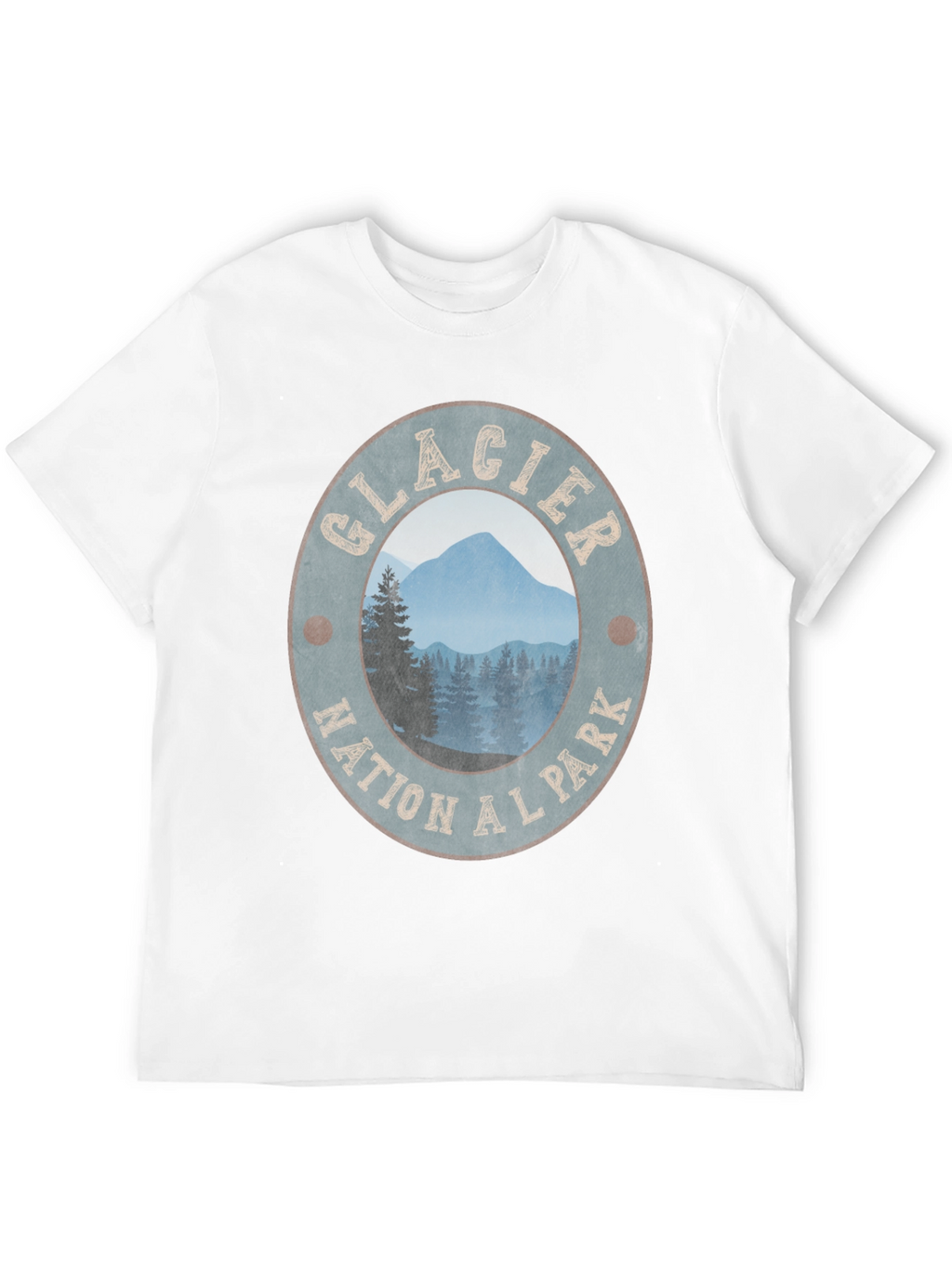 Glacier National Park Graphic Tee - Black