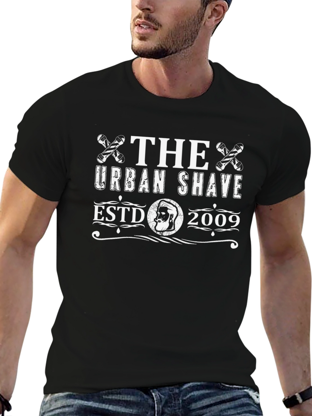 The Urban Shave Est. 2009 Black T-Shirt