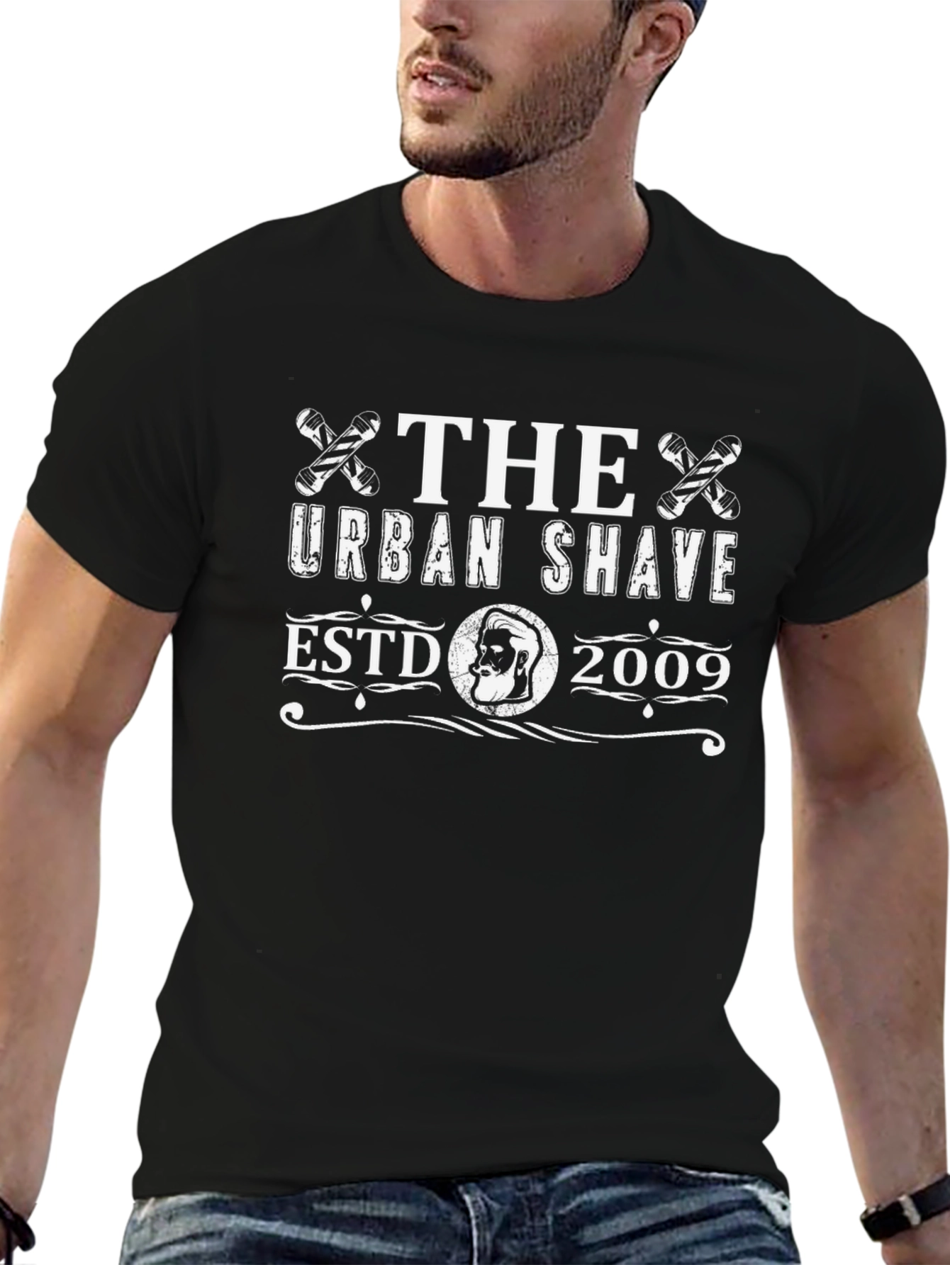The Urban Shave Est. 2009 Black T-Shirt