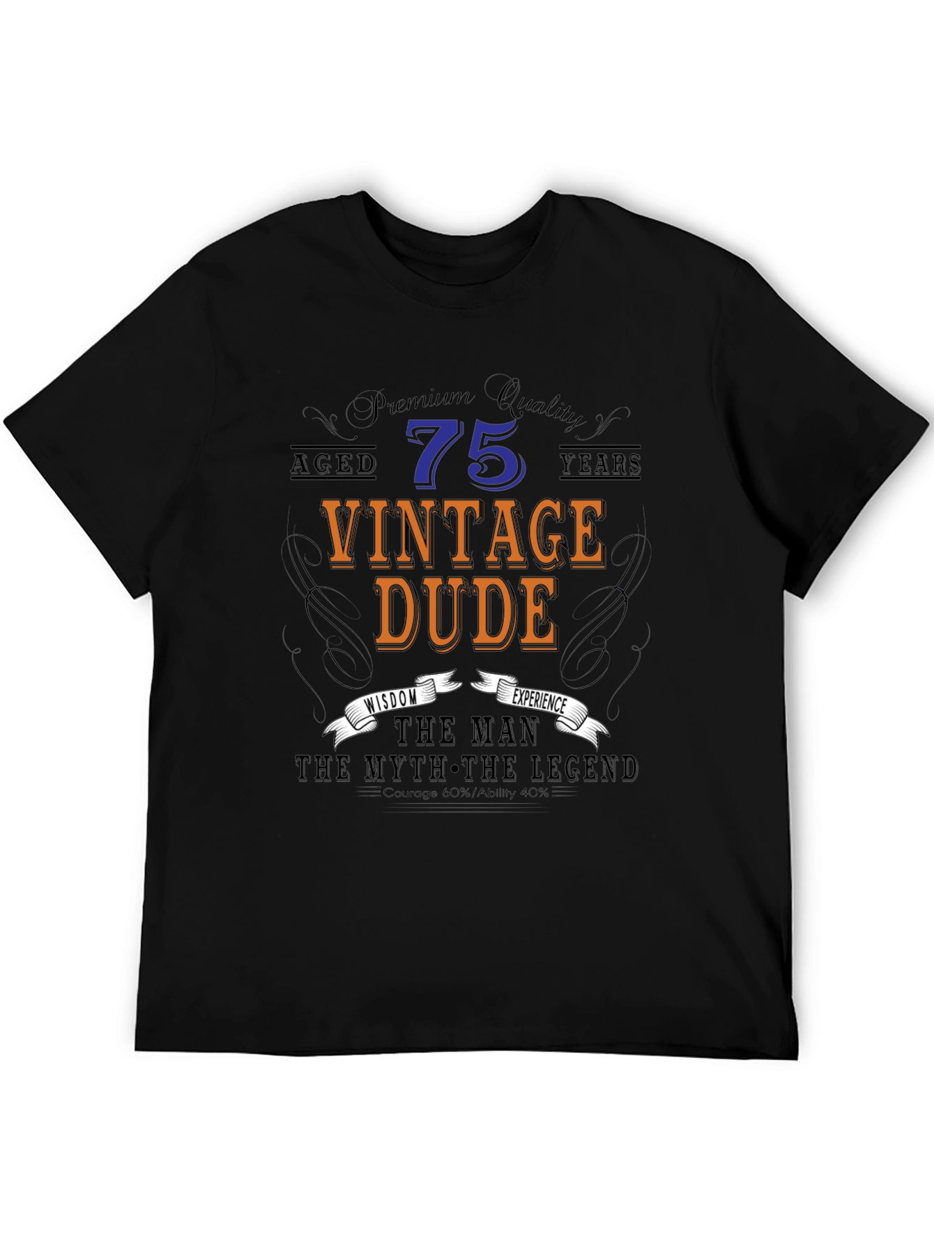 Vintage Dude 75th Birthday T-Shirt