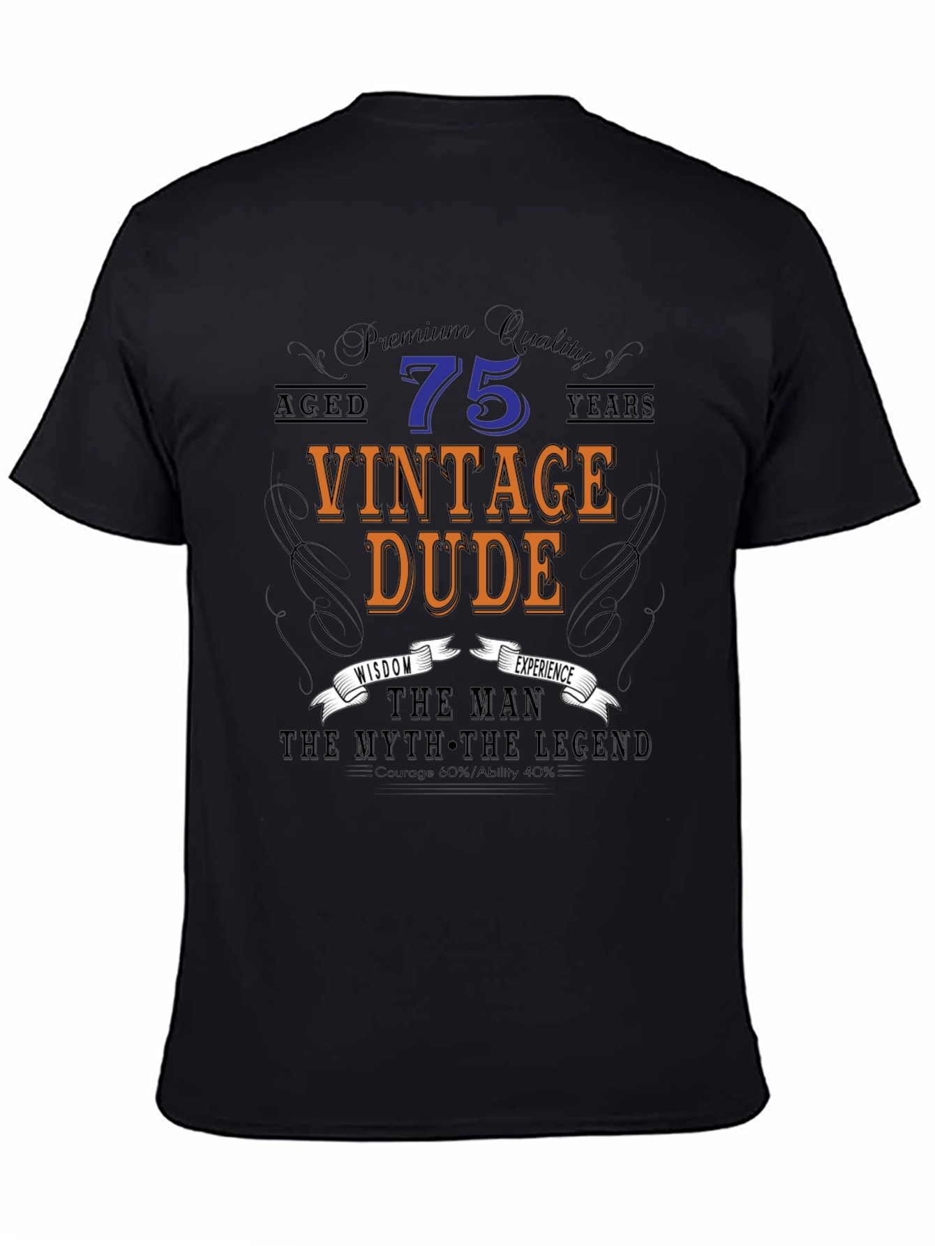 Vintage Dude 75th Birthday T-Shirt
