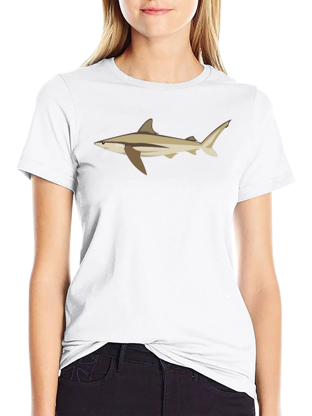 Shark Graphic T-Shirt - Casual Menswear