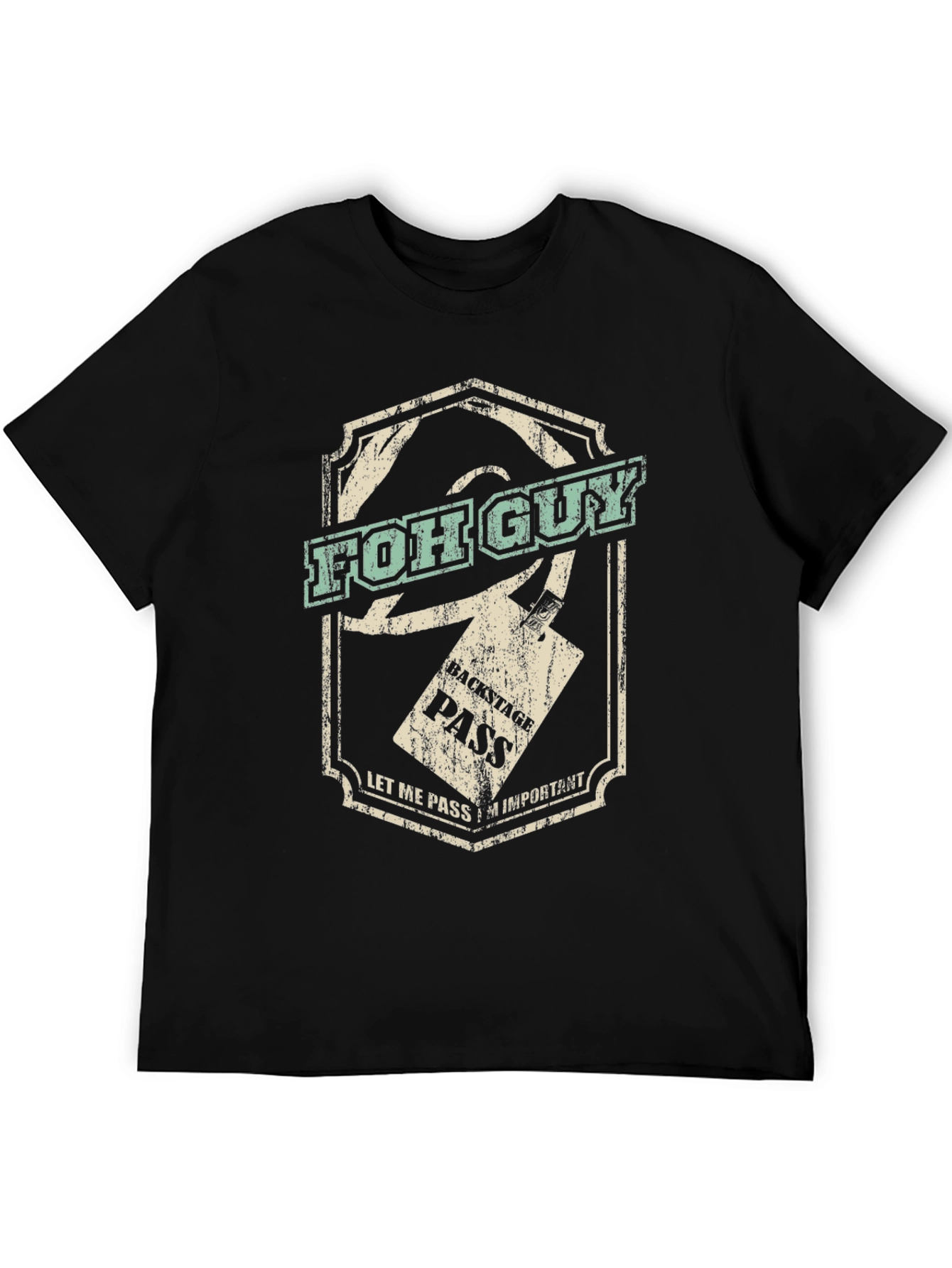 FOH Guy Backstage Pass Graphic Tee