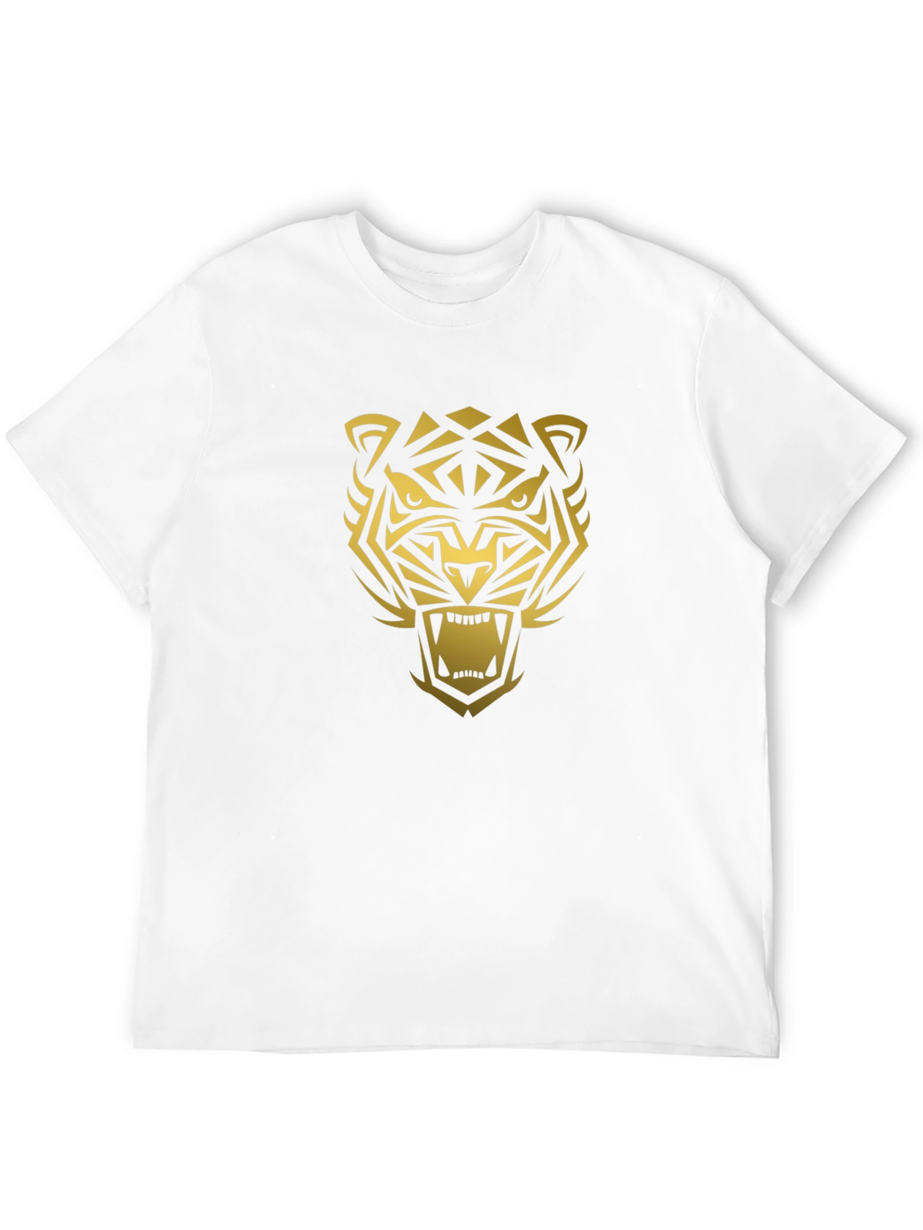 Bold Tiger Graphic Black T-Shirt