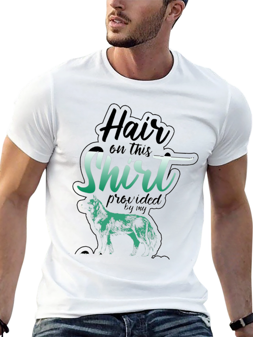 Hair On This Shirt Dog T-Shirt