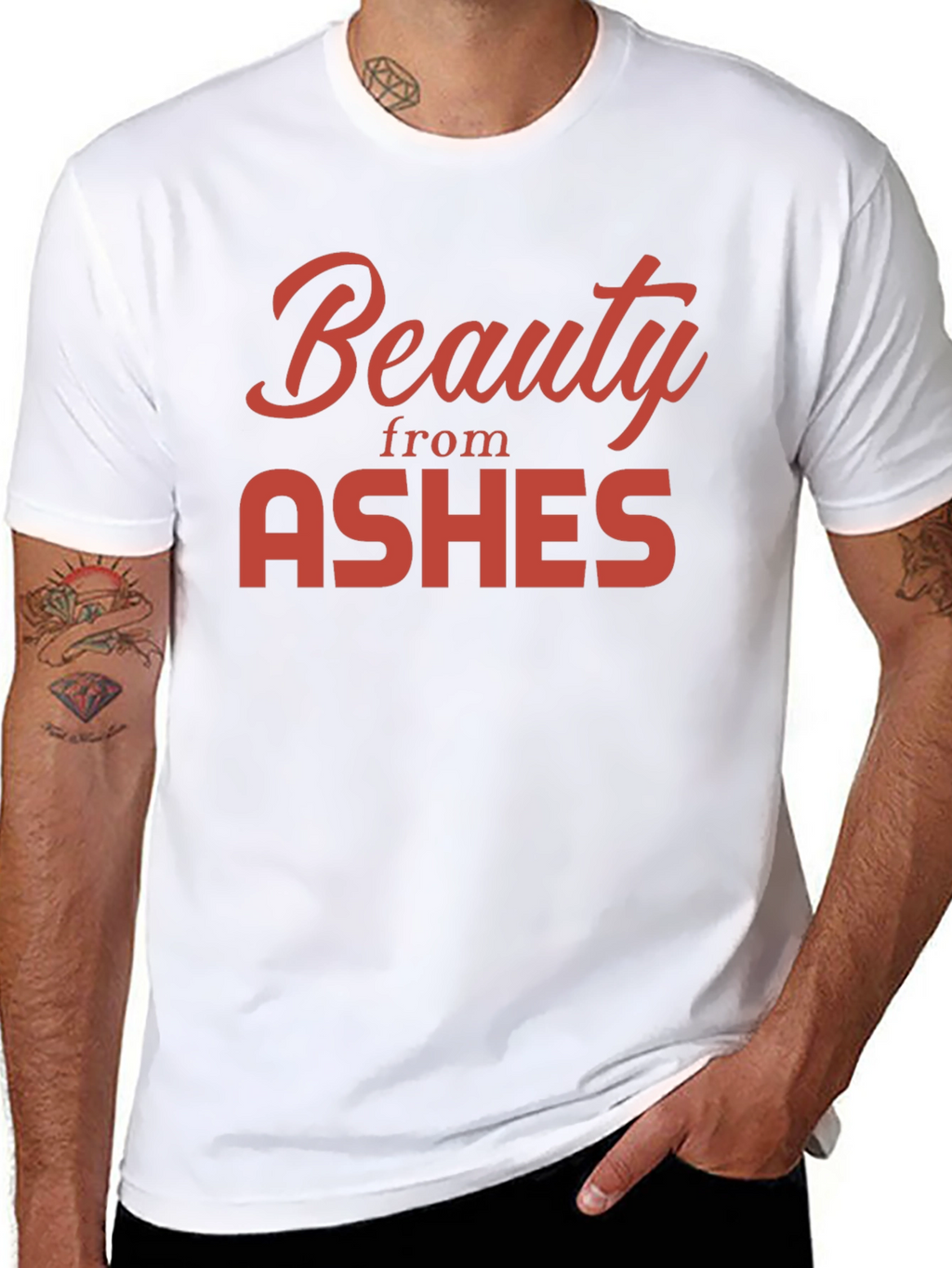 Beauty from Ashes Graphic T-Shirt - Soft Cotton Blend