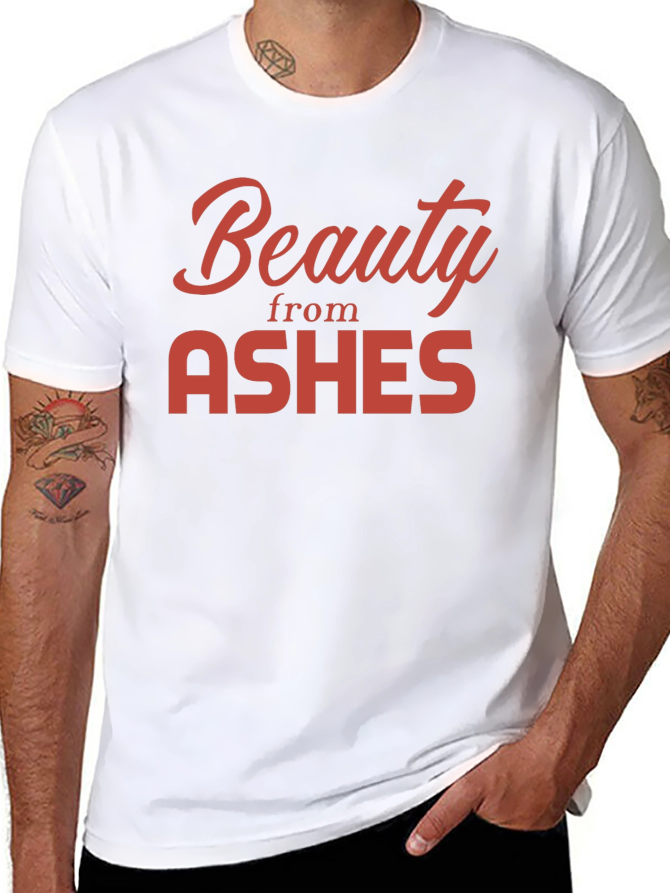 Beauty from Ashes Graphic T-Shirt - Soft Cotton Blend