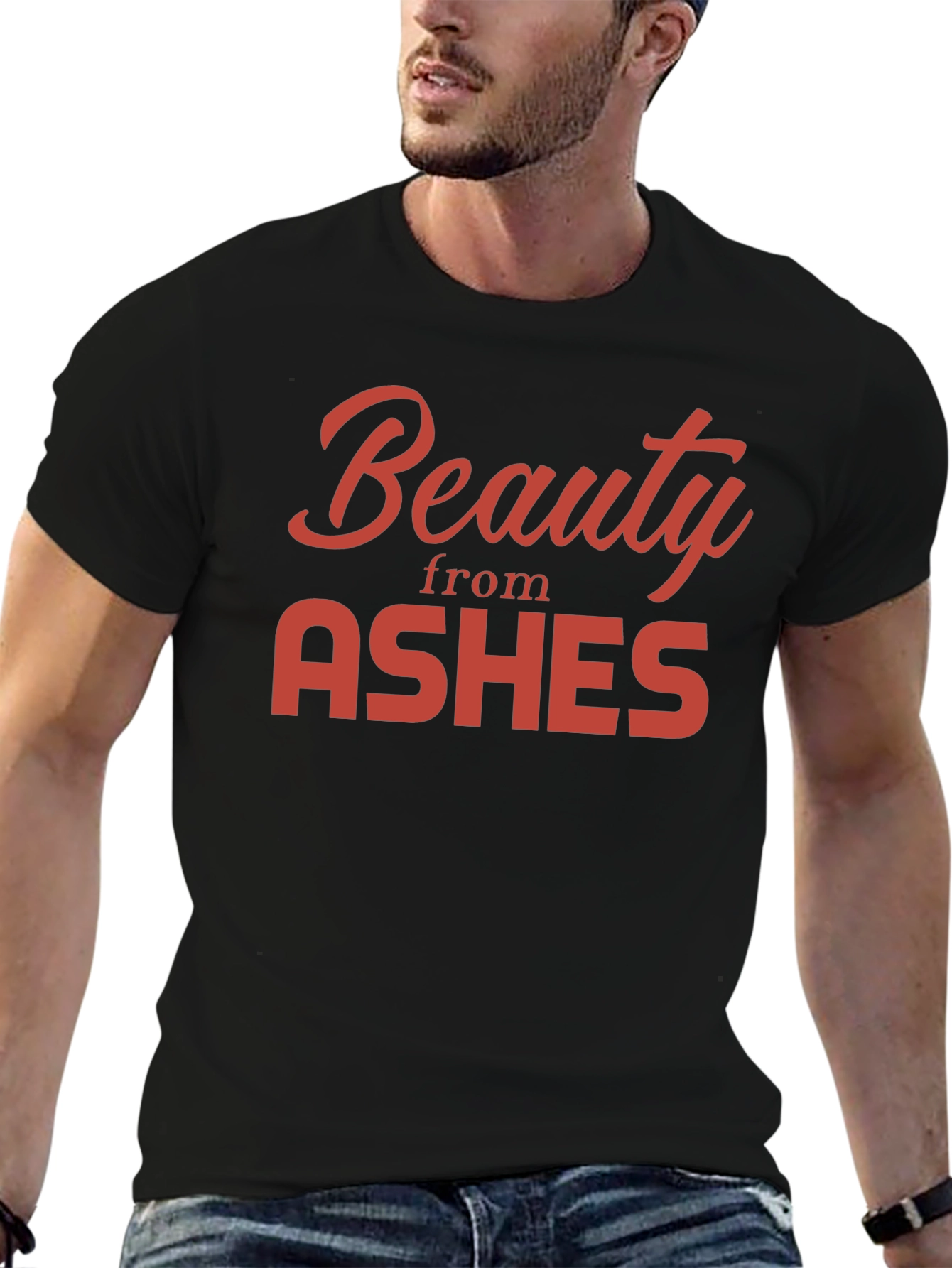 Beauty from Ashes Graphic T-Shirt - Soft Cotton Blend