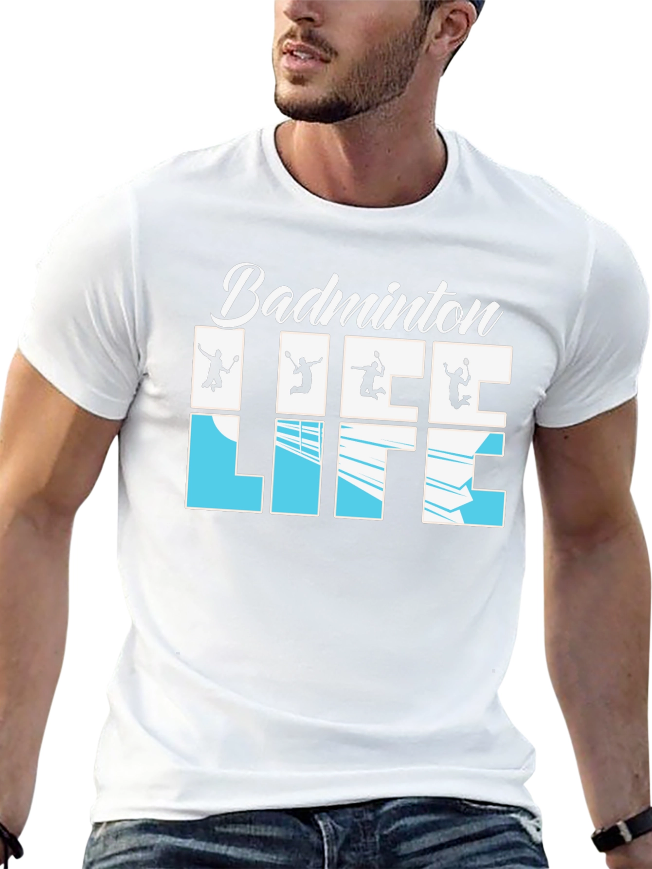 Badminton Life Graphic T-Shirt