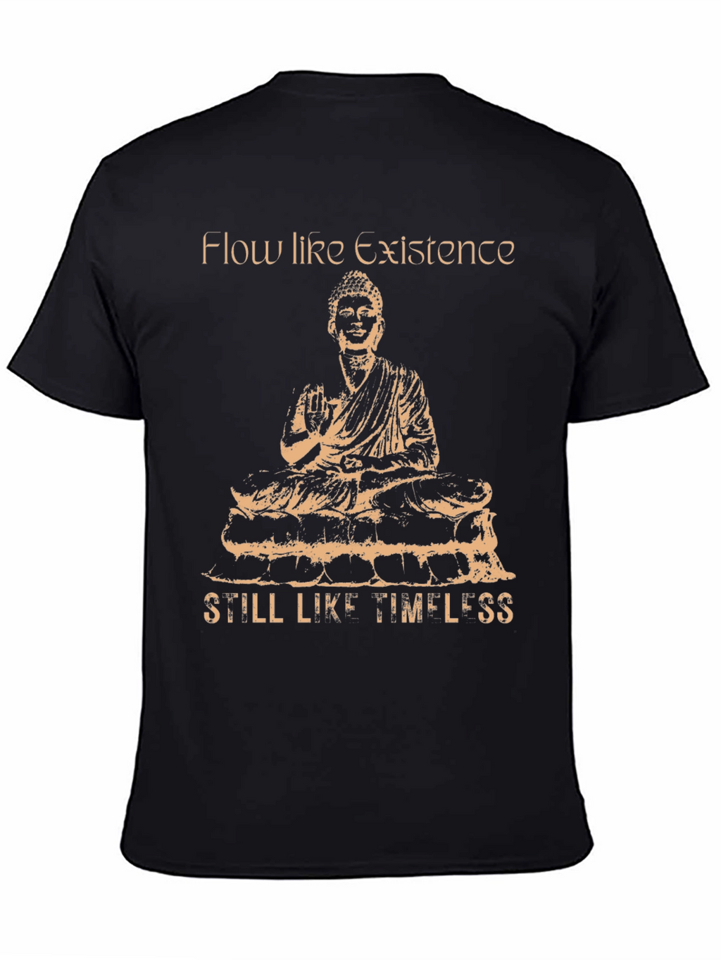 Flow Like Existence Buddha Graphic Tee