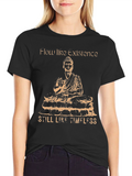 Flow Like Existence Buddha Graphic Tee