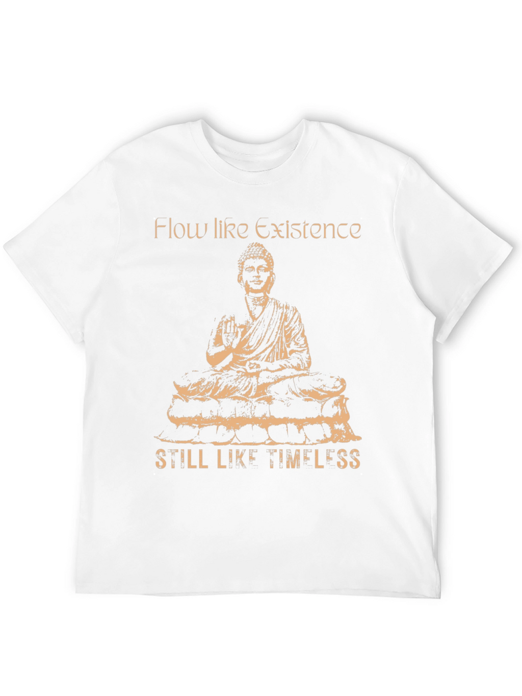 Flow Like Existence Buddha Graphic Tee