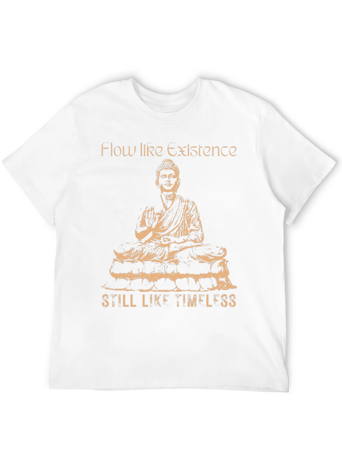 Flow Like Existence Buddha Graphic Tee