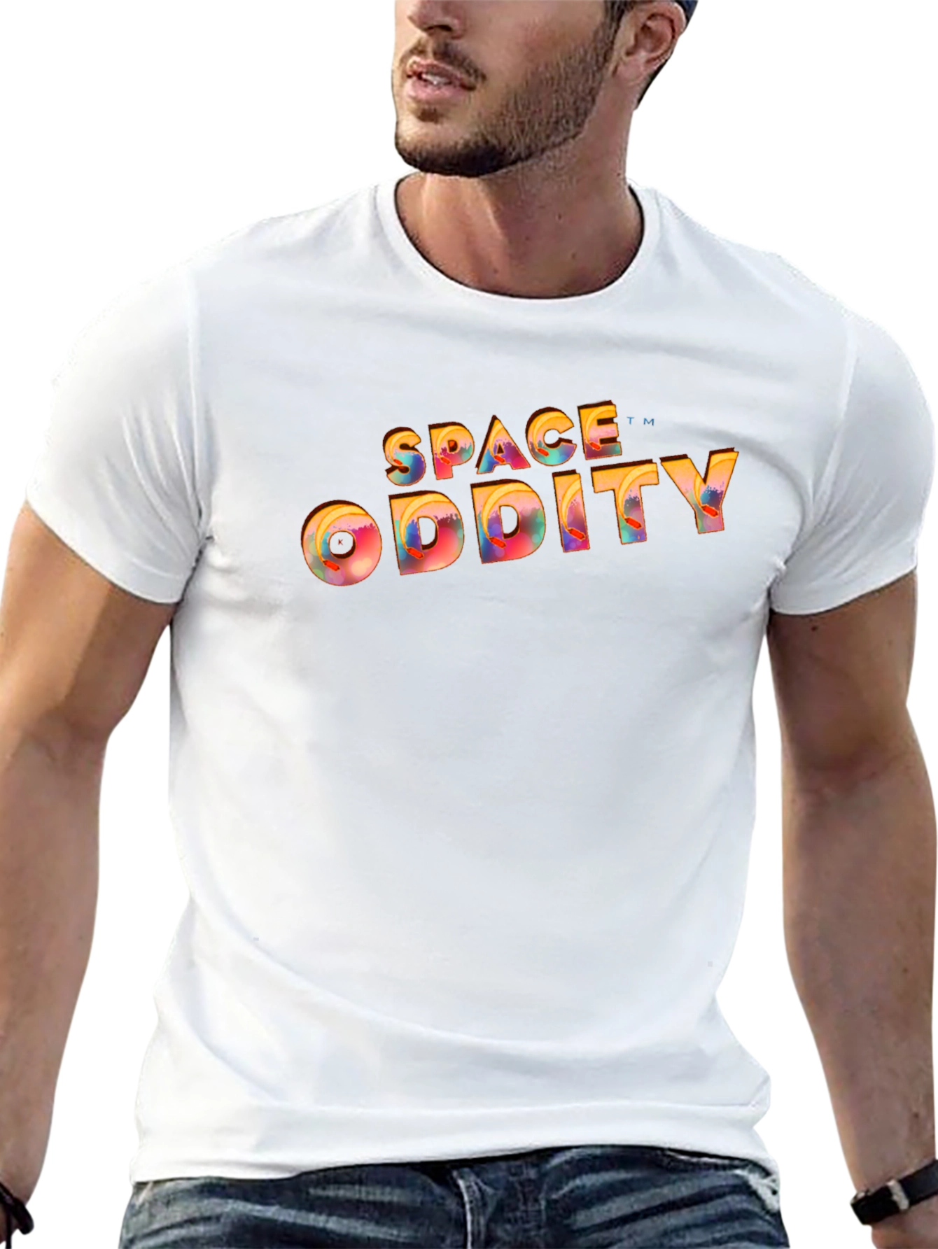 Space Oddity Graphic Print T-Shirt