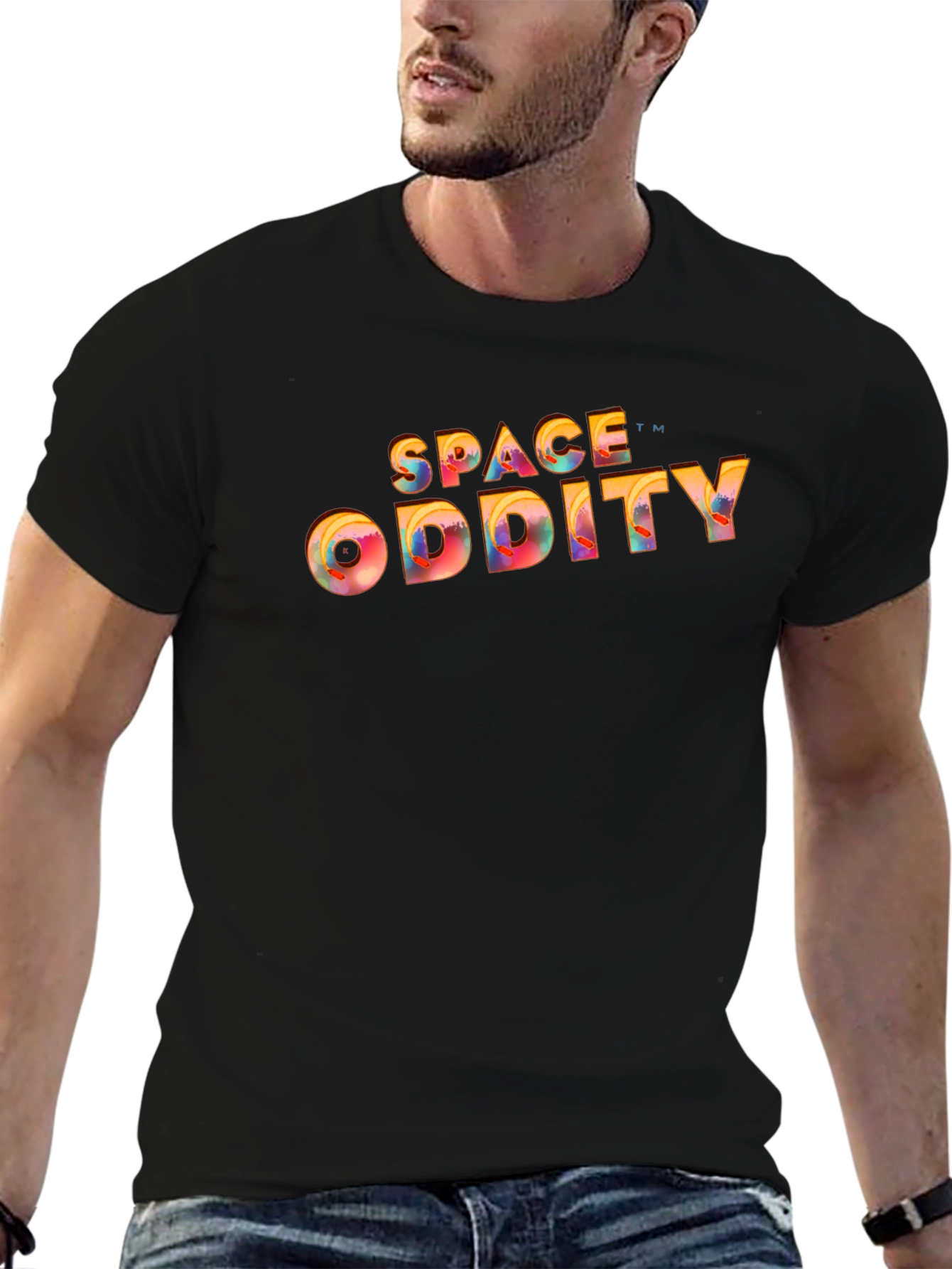 Space Oddity Graphic Print T-Shirt