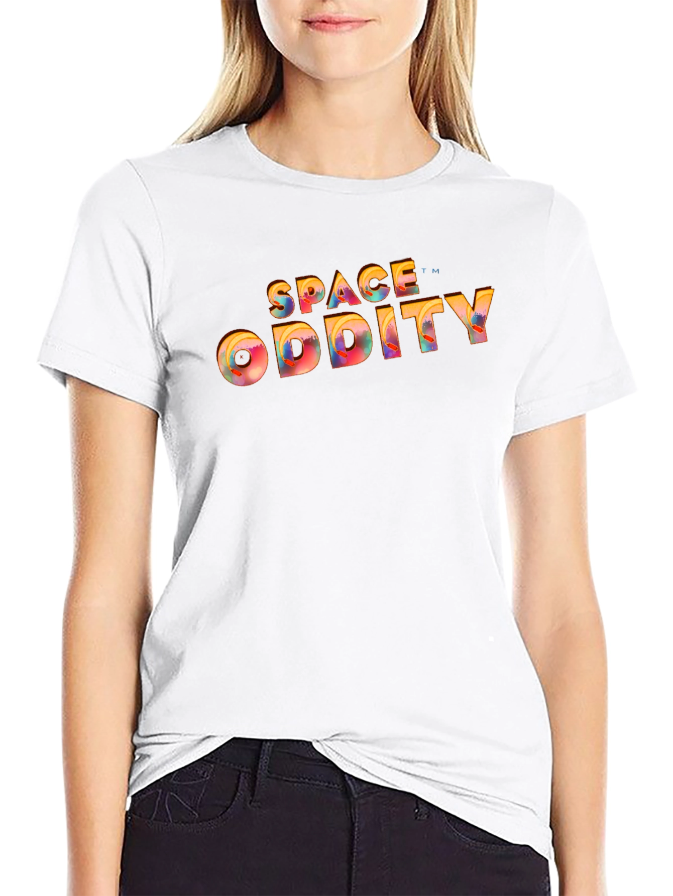 Space Oddity Graphic Print T-Shirt
