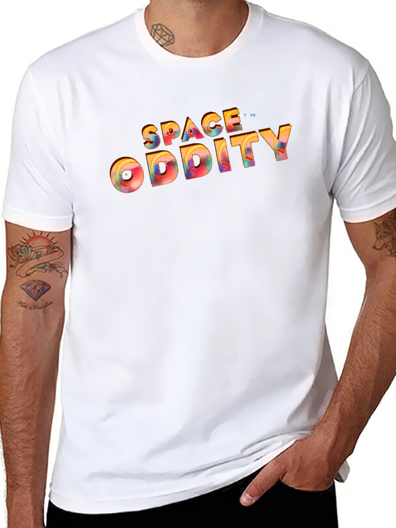 Space Oddity Graphic Print T-Shirt