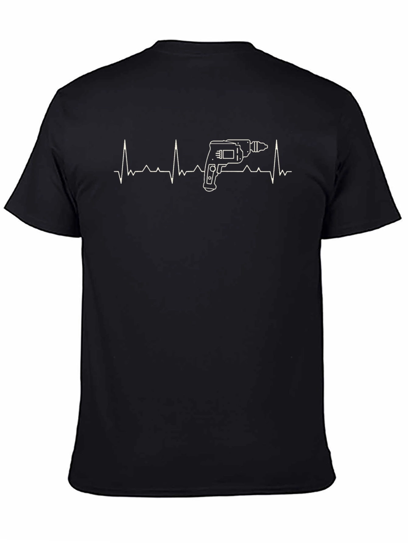 Electrician Heartbeat Graphic T-Shirt