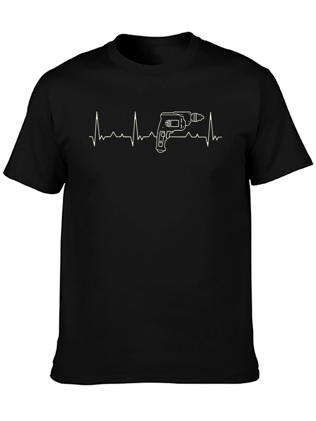 Electrician Heartbeat Graphic T-Shirt
