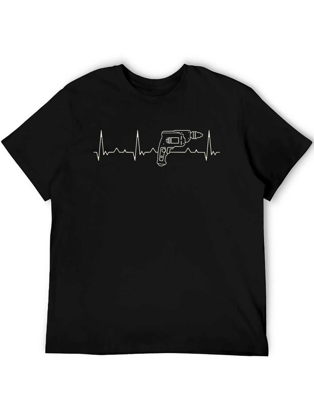 Electrician Heartbeat Graphic T-Shirt