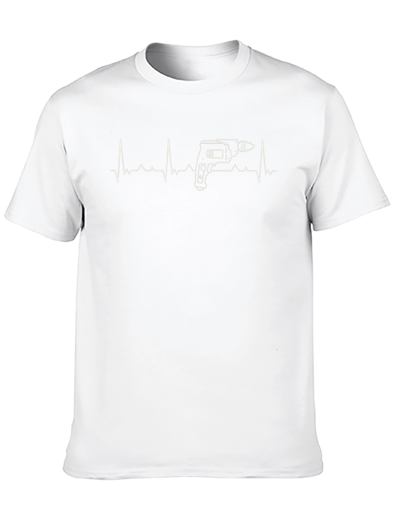 Electrician Heartbeat Graphic T-Shirt