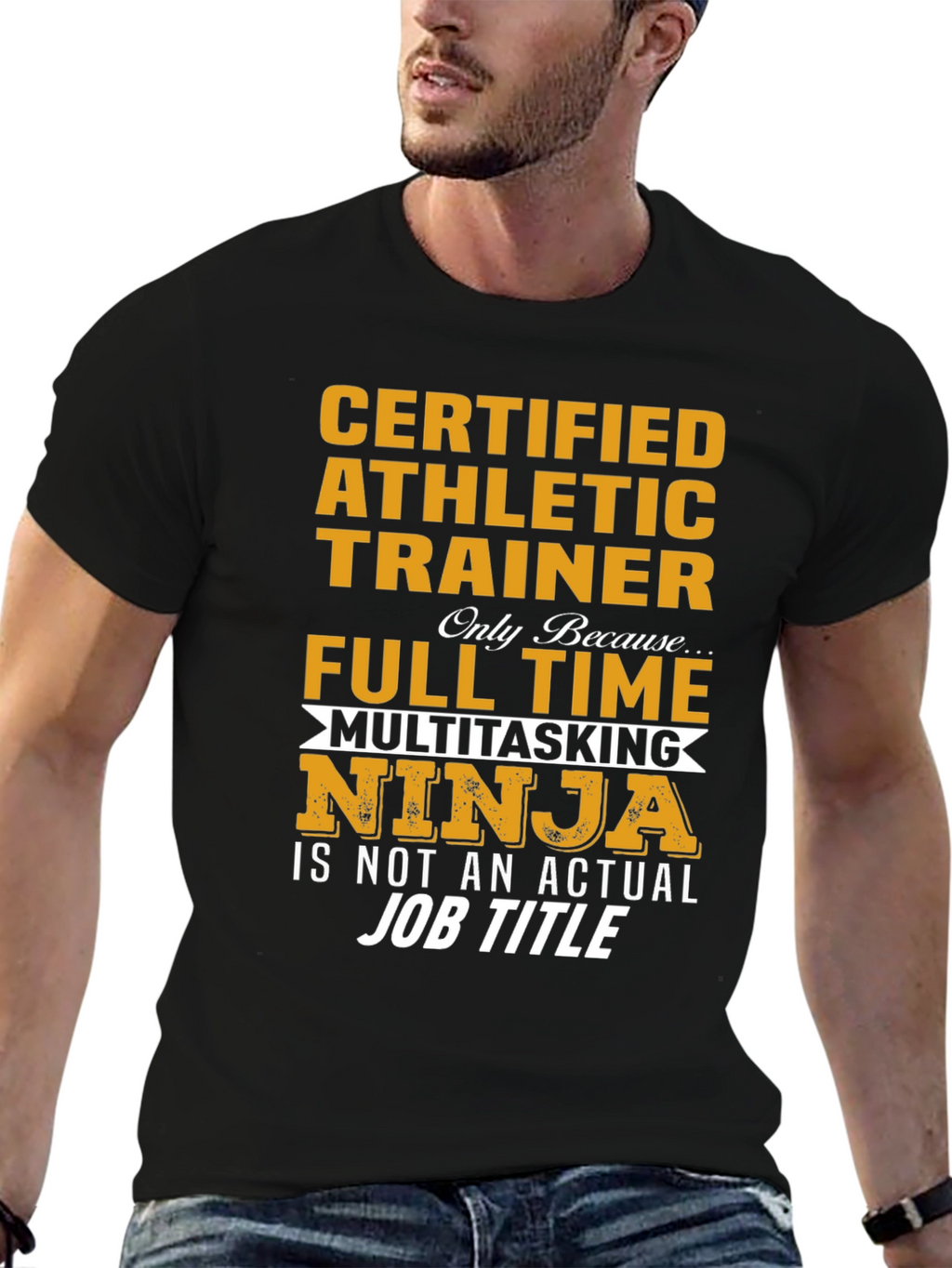 Certified Athletic Trainer Novelty T-Shirt