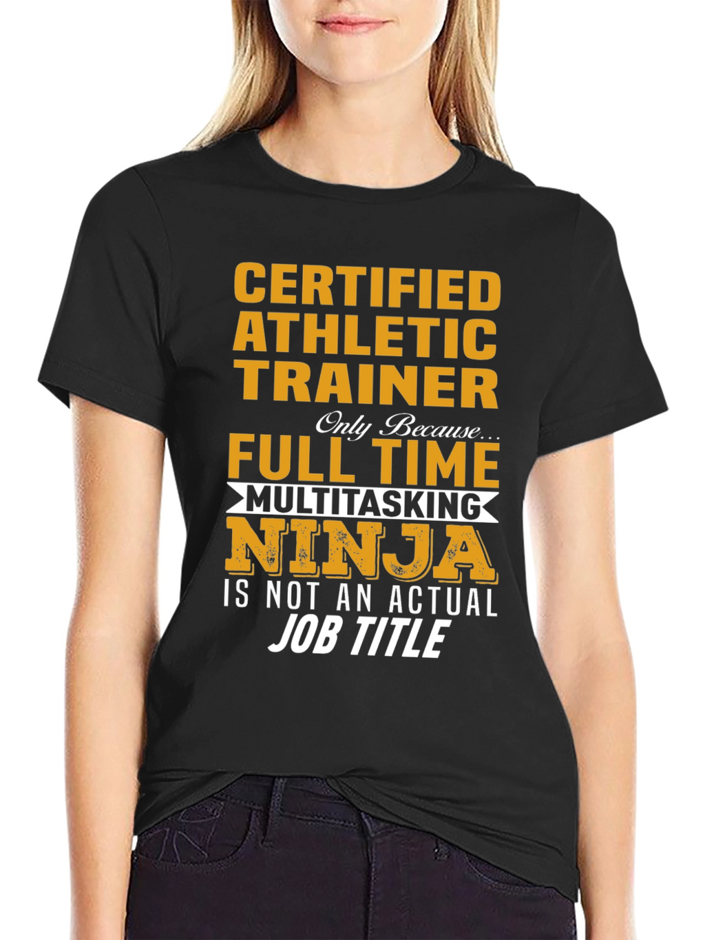 Certified Athletic Trainer Novelty T-Shirt