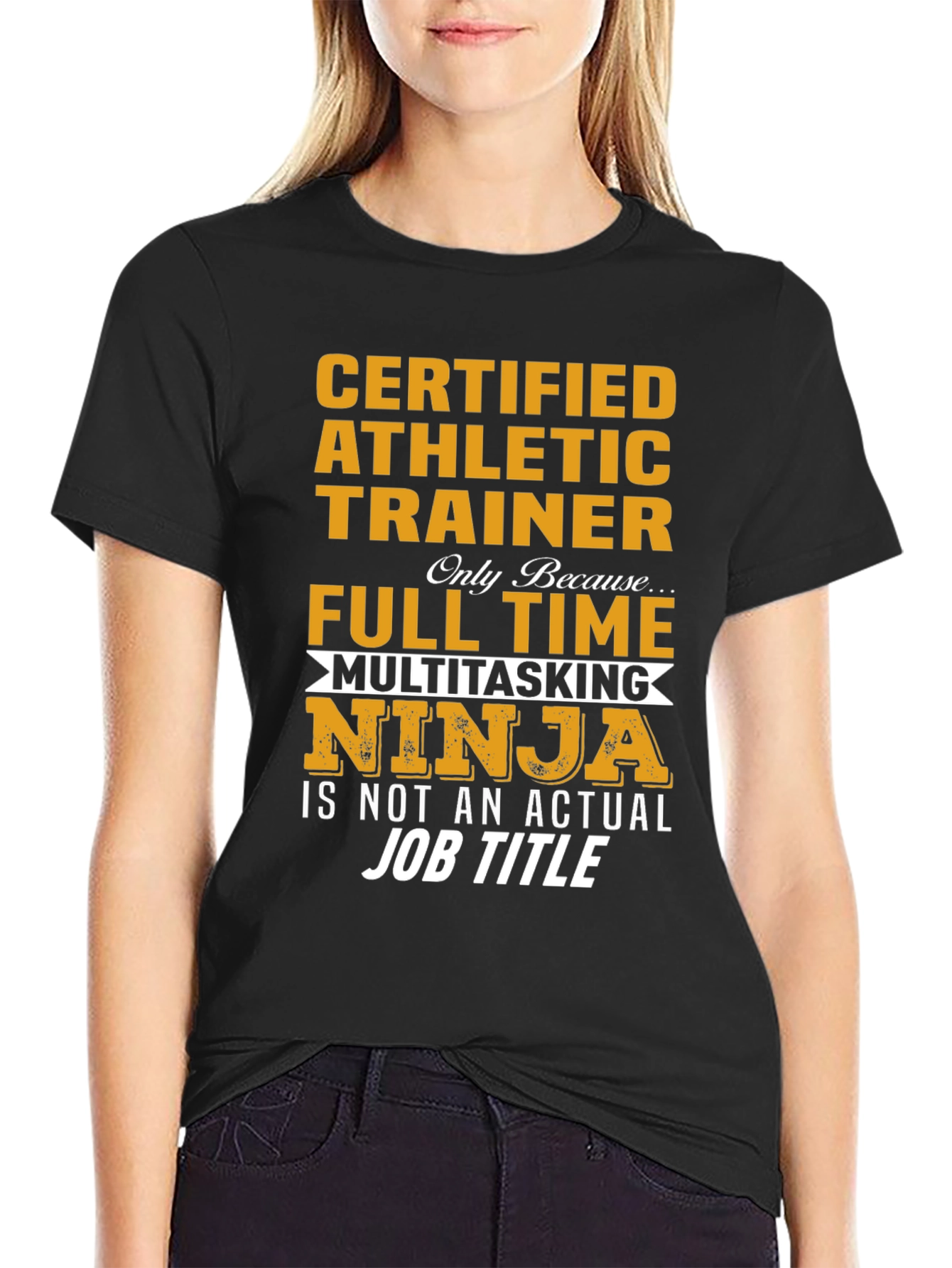 Certified Athletic Trainer Novelty T-Shirt