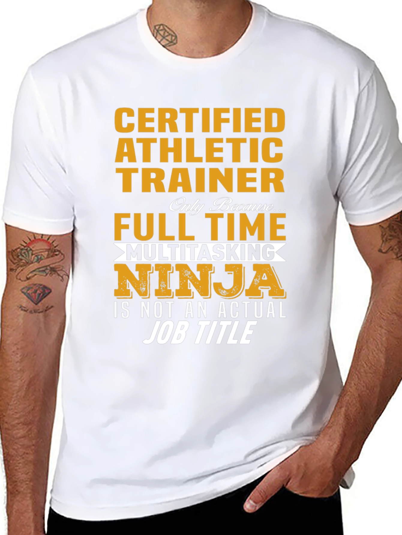 Certified Athletic Trainer Novelty T-Shirt