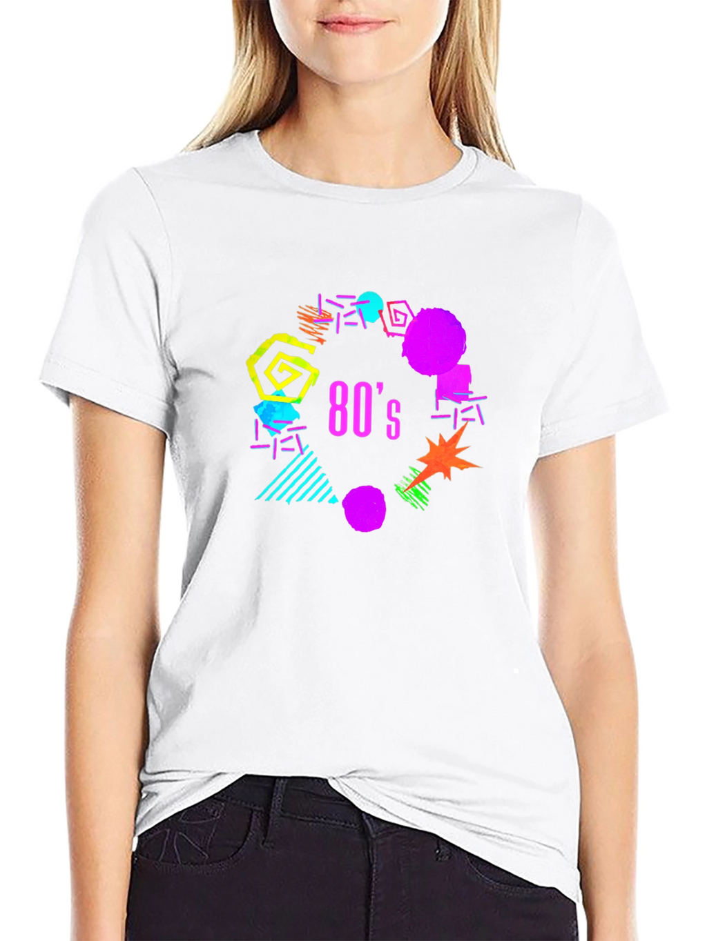 Retro 80s Style Graphic T-Shirt