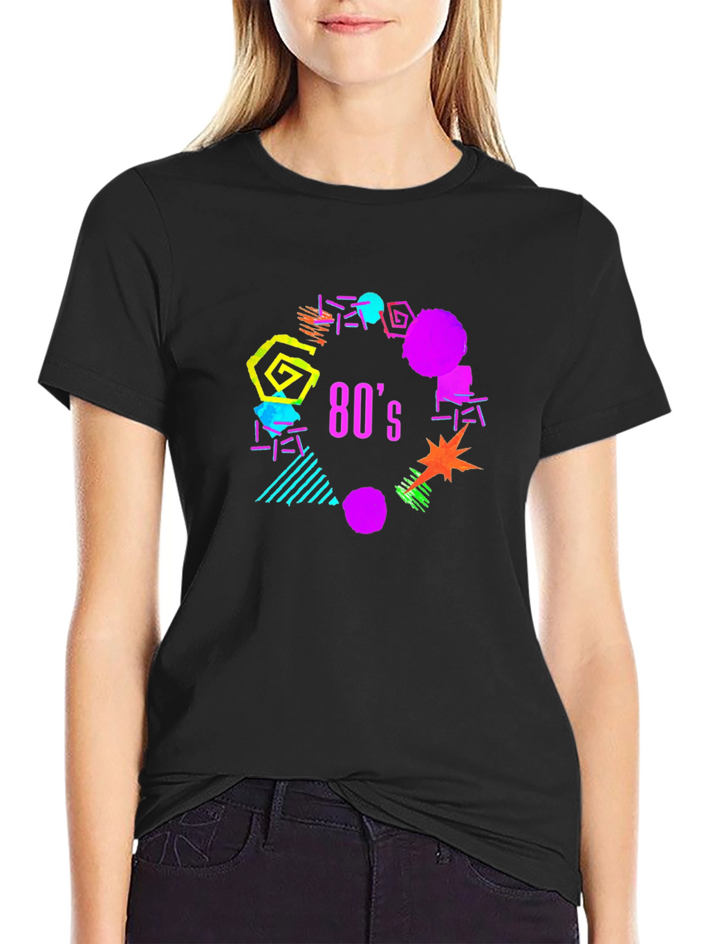 Retro 80s Style Graphic T-Shirt
