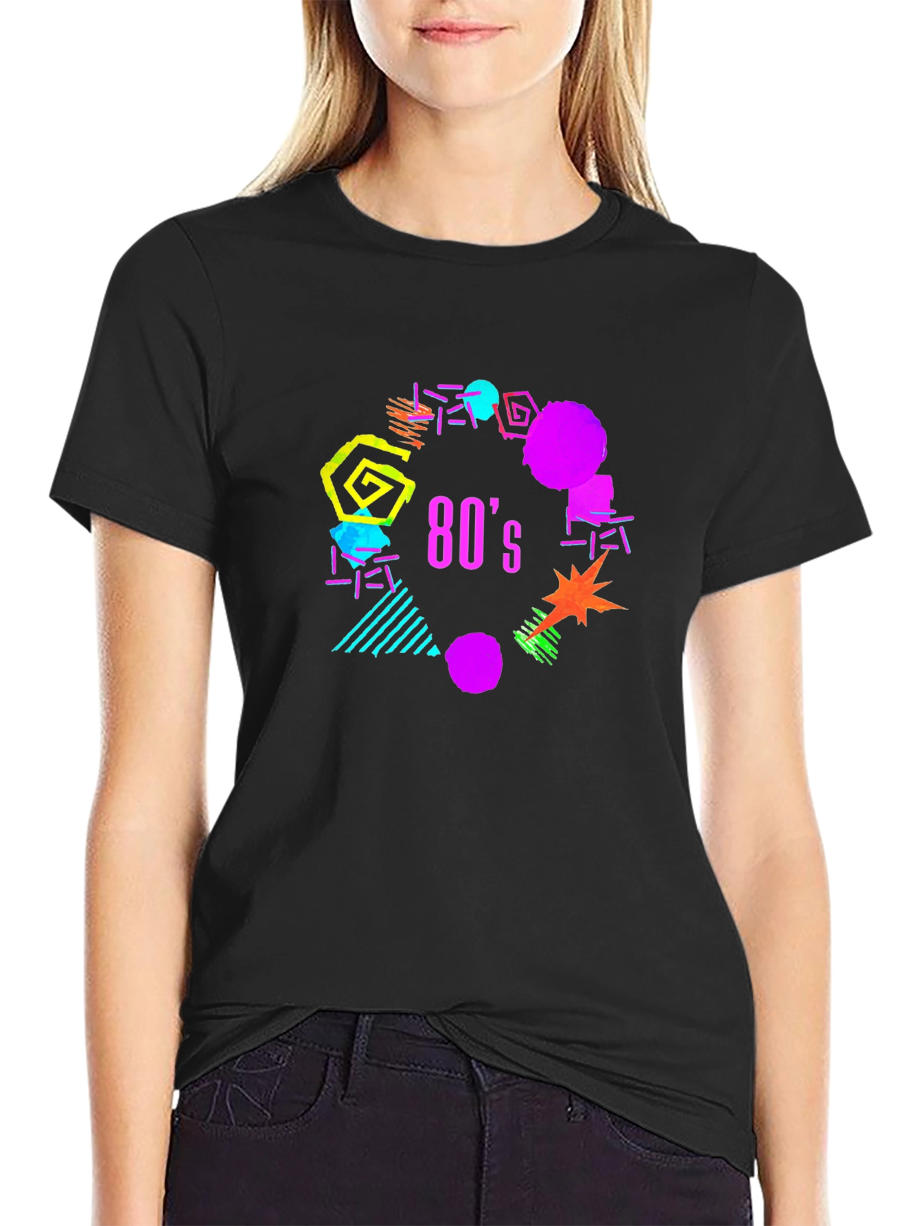Retro 80s Style Graphic T-Shirt