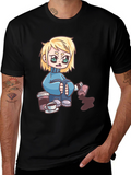 Cartoon Graphic Print T-Shirt
