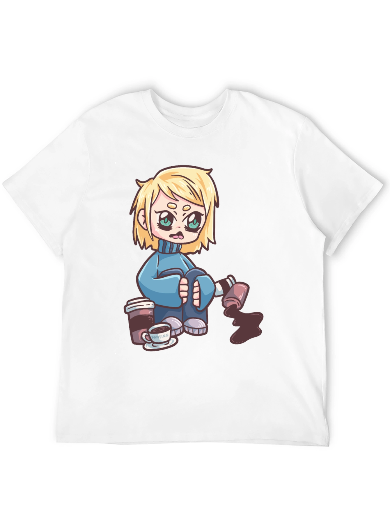 Cartoon Graphic Print T-Shirt