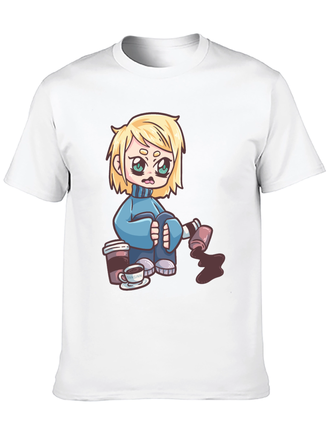 Cartoon Graphic Print T-Shirt