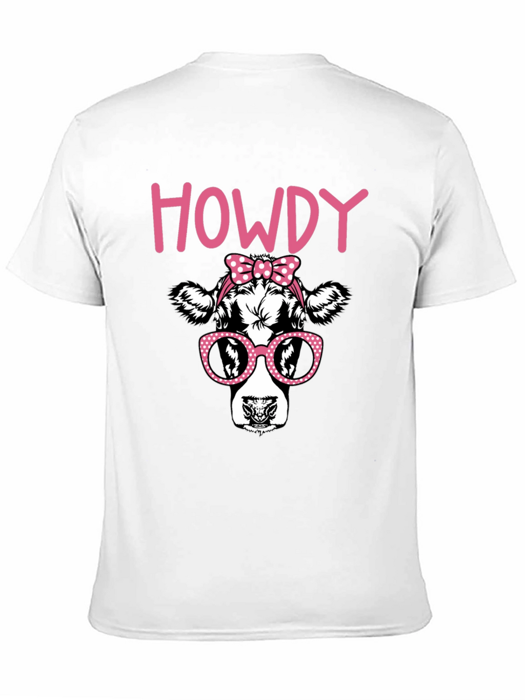 Howdy Cow Graphic T-Shirt - Black