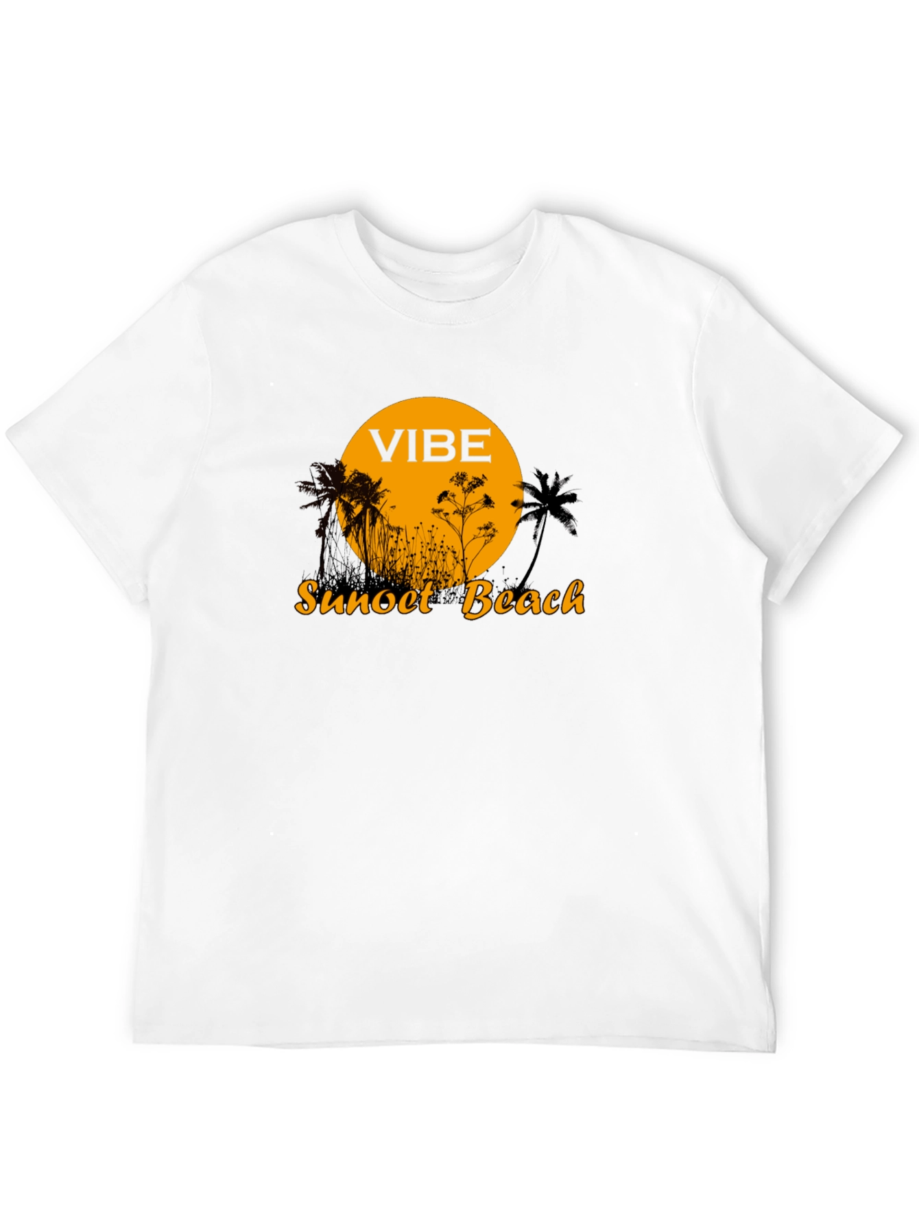 Vibe Sunset Beach Graphic T-Shirt