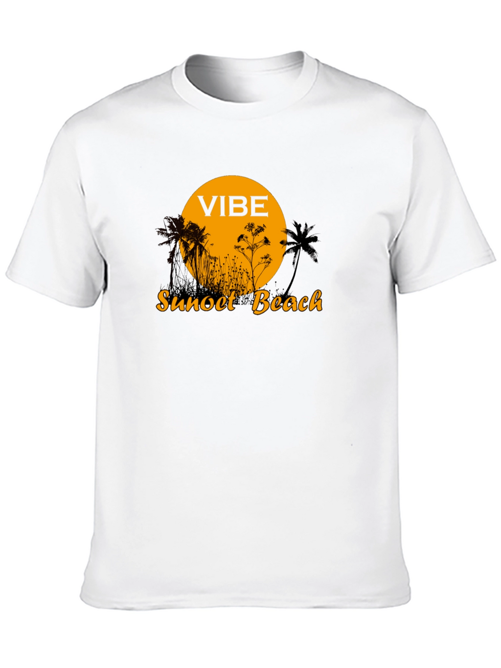 Vibe Sunset Beach Graphic T-Shirt