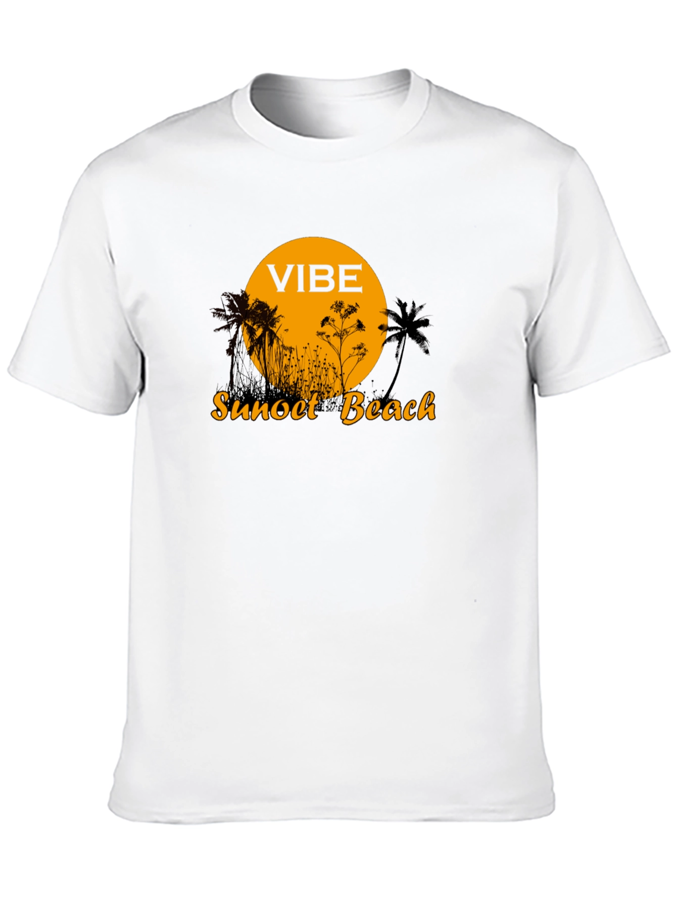 Vibe Sunset Beach Graphic T-Shirt