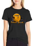Vibe Sunset Beach Graphic T-Shirt