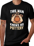 Pottery Enthusiast T-Shirt - This Man Knows His Pottery