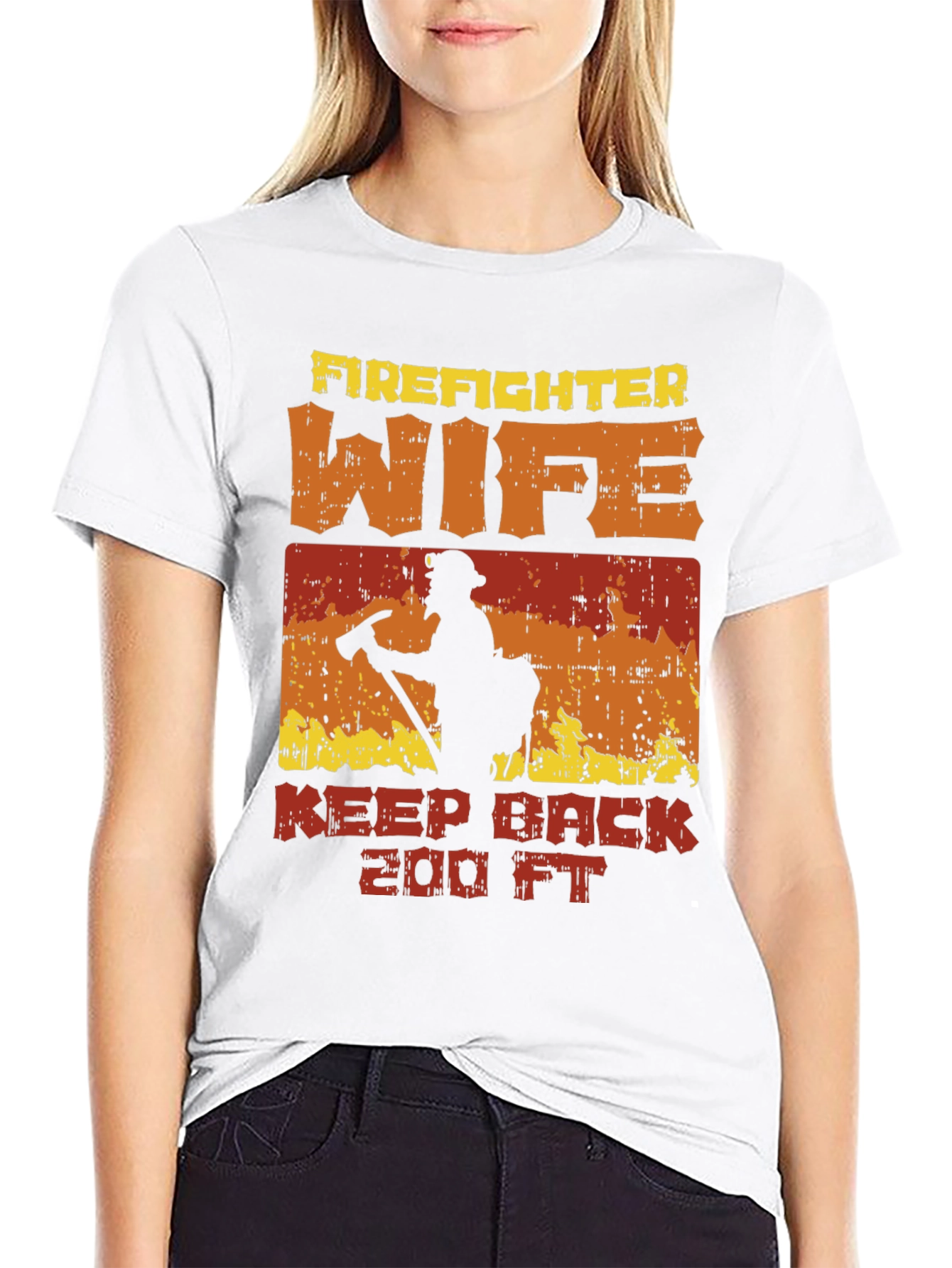 Firefighter Wife Keep Back T-Shirt
