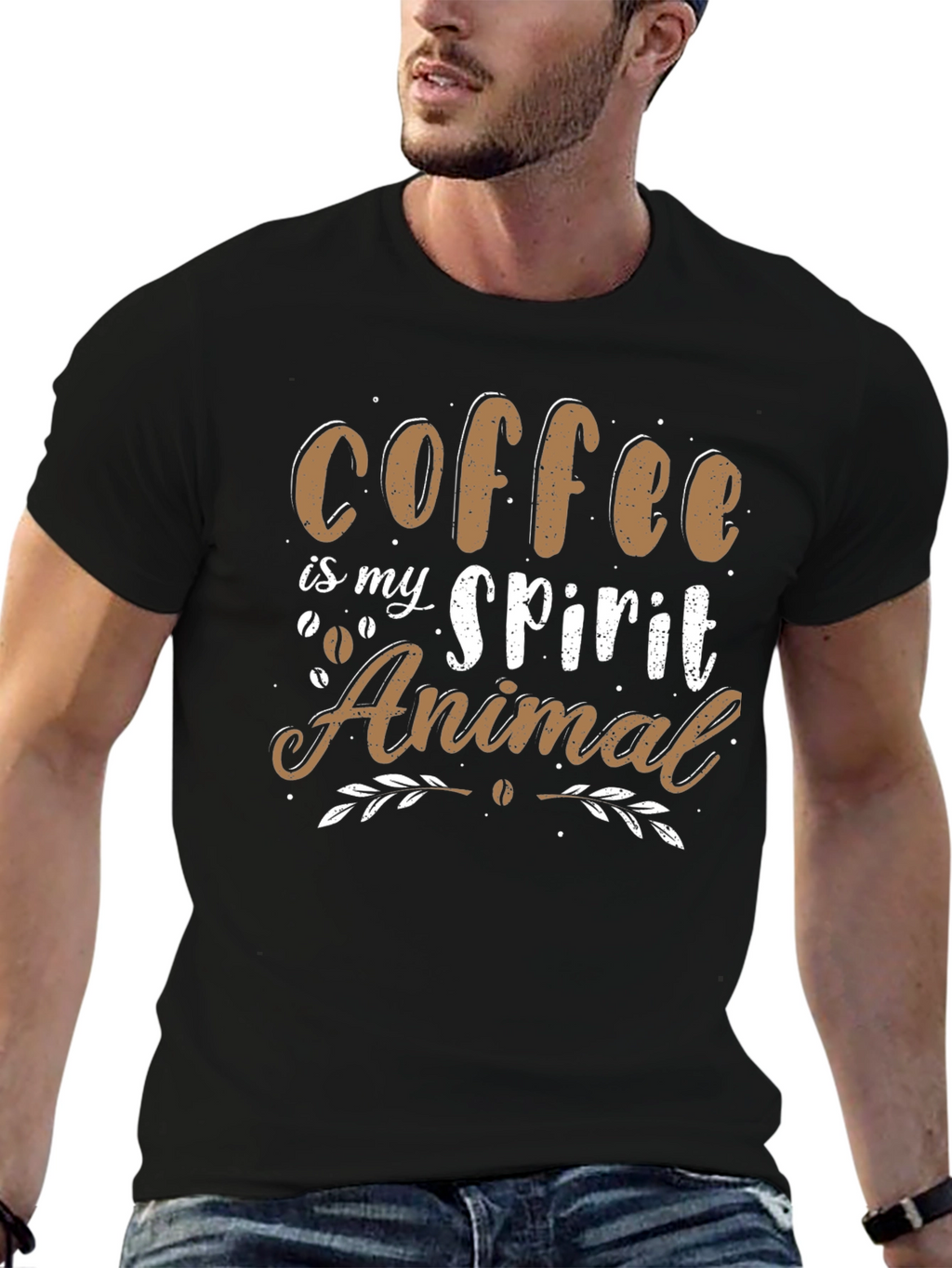 Coffee is My Spirit Animal Graphic Tee