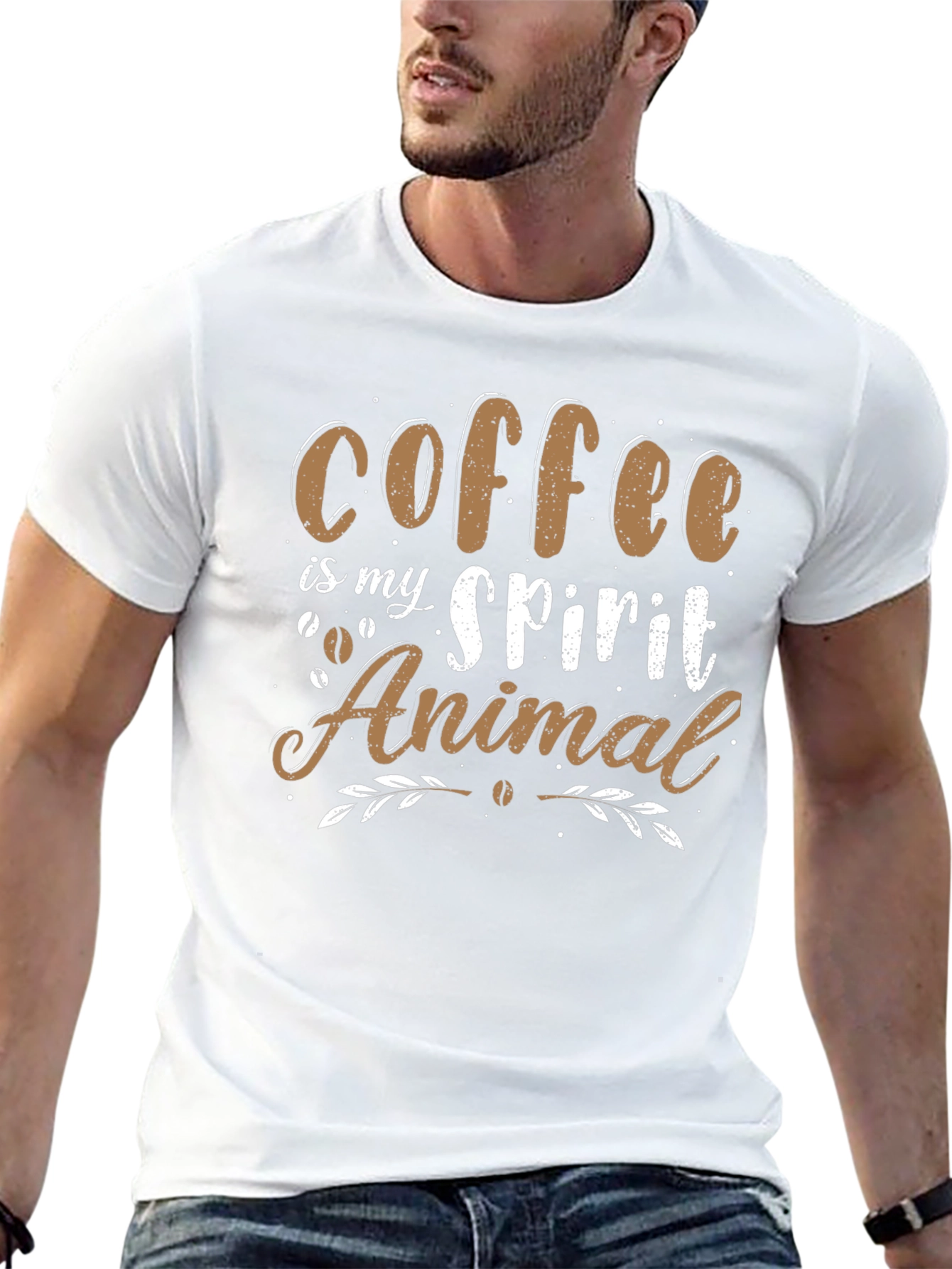 Coffee is My Spirit Animal Graphic Tee