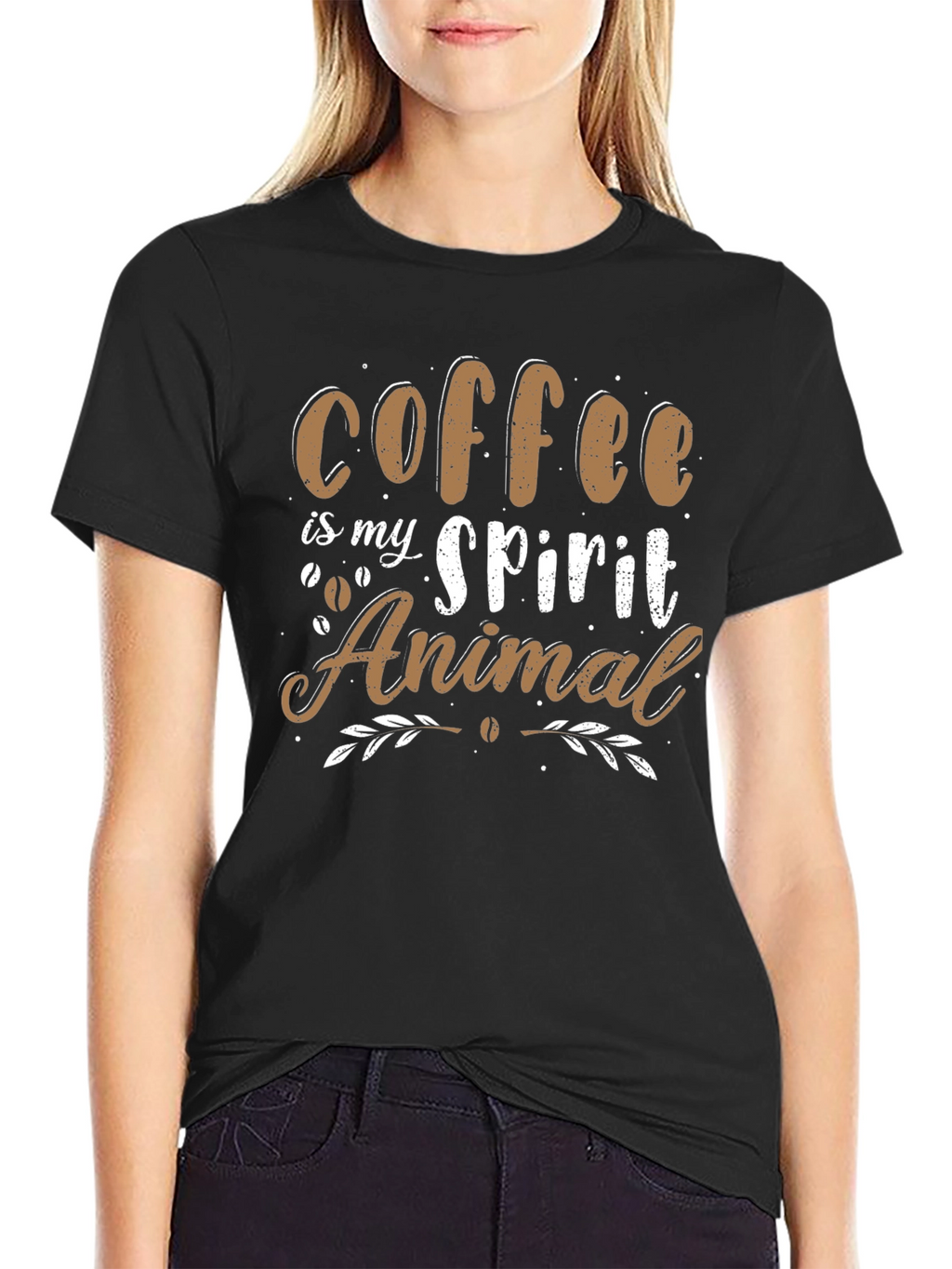Coffee is My Spirit Animal Graphic Tee