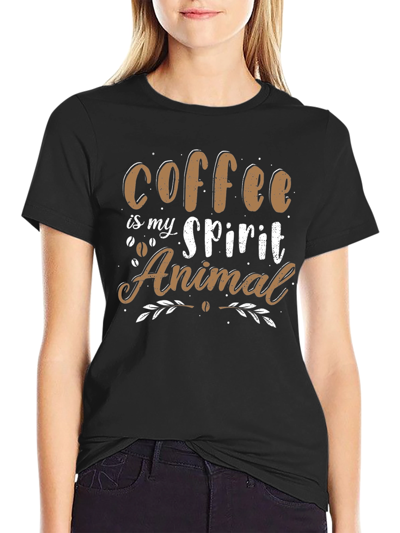 Coffee is My Spirit Animal Graphic Tee