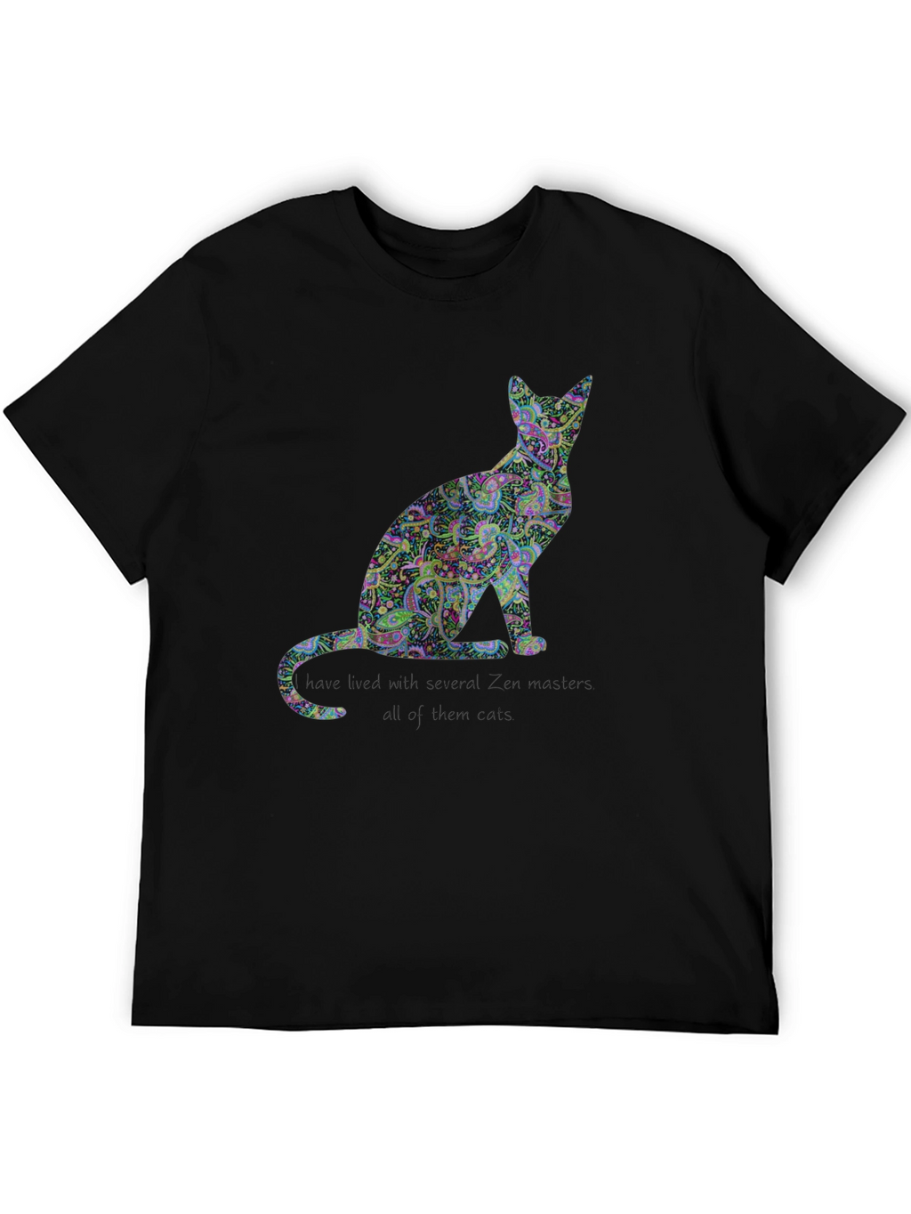Paisley Cat T-Shirt - Unique Design
