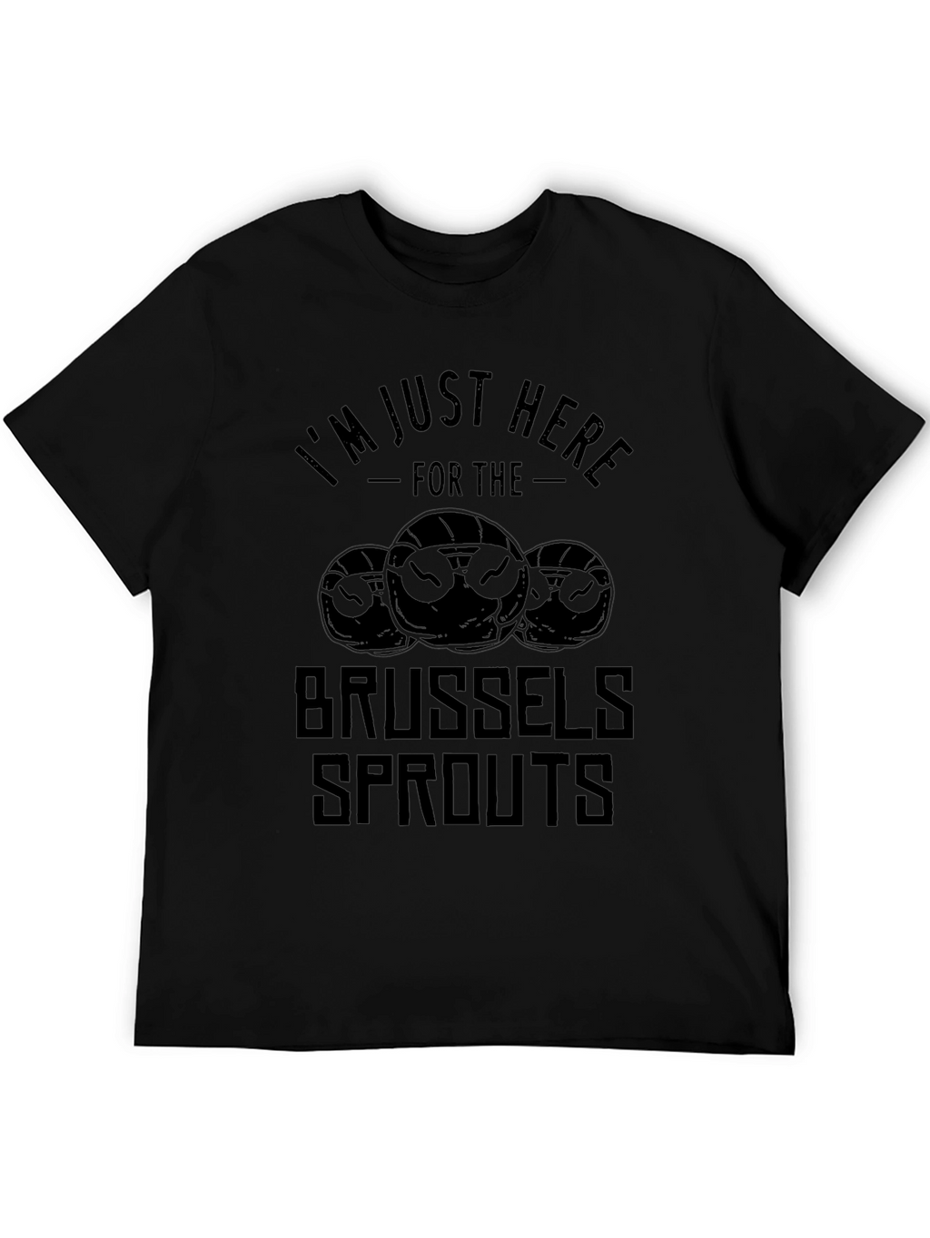 Brussels Sprouts Graphic Tee - Black