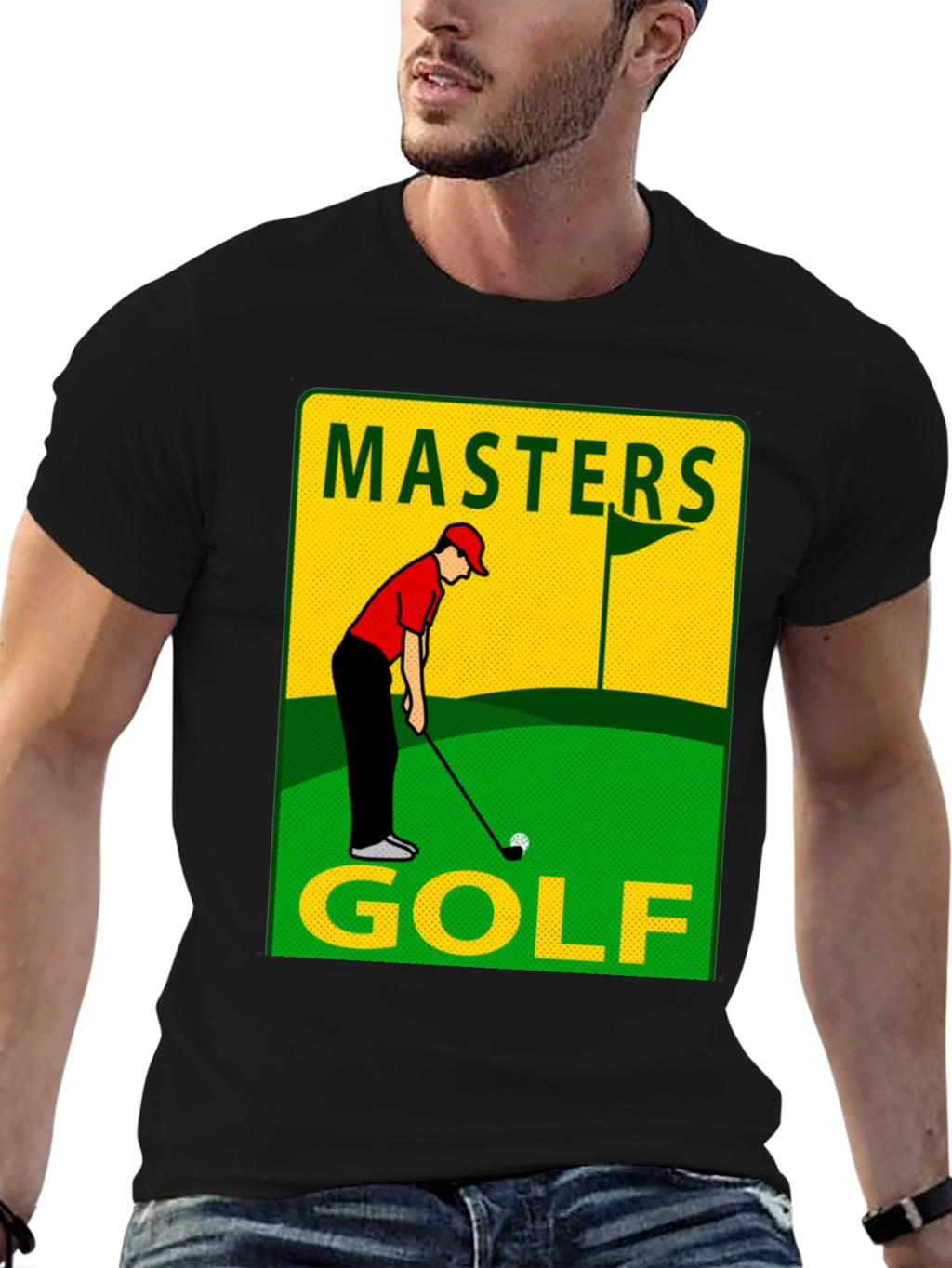 Masters Golf T-Shirt - Golfer Tee
