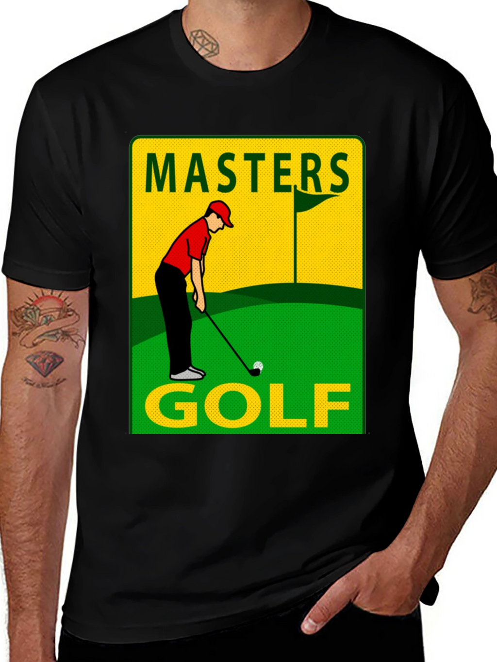 Masters Golf T-Shirt - Golfer Tee